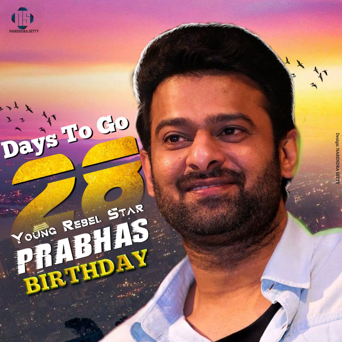nanishetty_dhfp's tweet photo. #NarendraSettyDesigns📲
#28DaysToGo
Young Rebel Star #Prabhas #Birthday
Hd:https://t.co/9K3zZrwg33 https://t.co/XskCKIf3l7