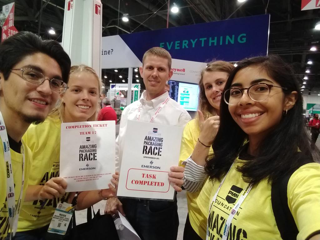 APRTeam17's tweet photo. Thank you  @intelligrated #packrace19 @AmazingPkgRace Station complete! https://t.co/Hkgs2zk0vh