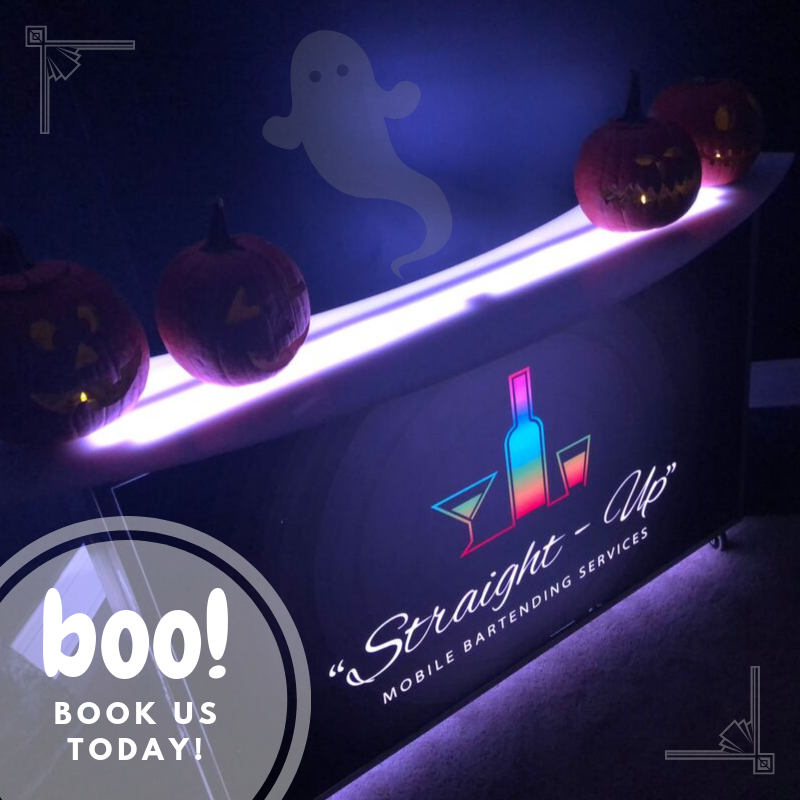 BOO! 👻 Planning a spooktacular event this fall? We're is here to help you host a hopping Halloween party, having your ghouls &amp; guests gagging for more! 
For package details and booking, contact us today! 
#StraightUp #retweet #rt #orlando #tampa #love #fall #halloween #mobilebar