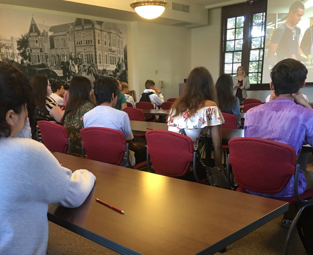 Took 24 JOM Students from MHS to tour the University of Oklahoma. Got information, walked around, and they asked great questions! Several students started talking about how to bring up their GPAs after the tour! My heart is full!! <a href="/MuskogeeHigh/">Muskogee High School</a> <a href="/MuskogeeSchools/">Muskogee Schools</a> <a href="/go2ou/">OU Admissions</a> <a href="/KFleak/">Kim Fleak</a>