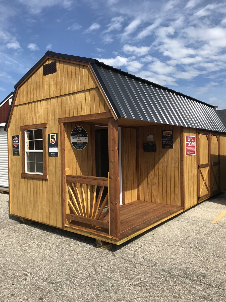 Marc Oldhickorysheds On Twitter This Fun Lofted Barn With Side