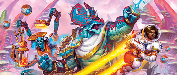 Tomorrow is the big reveal! Be sure to tune in to #FFGLive tomorrow at 1pm Central Standard Time for a very special #KeyForge Organized Play announcement with Richard Garfield! You won't want to miss it!