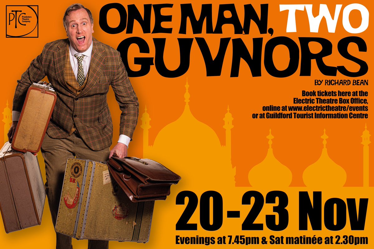 😂Laugh-out-loud satire, a live band, glittering one-liners and slapstick at it’s best. What’s not to love about this show? 🤣 BOOK NOW <a href="/ElectricTheatre/">The Electric Theatre</a> or @GuildfordTIC