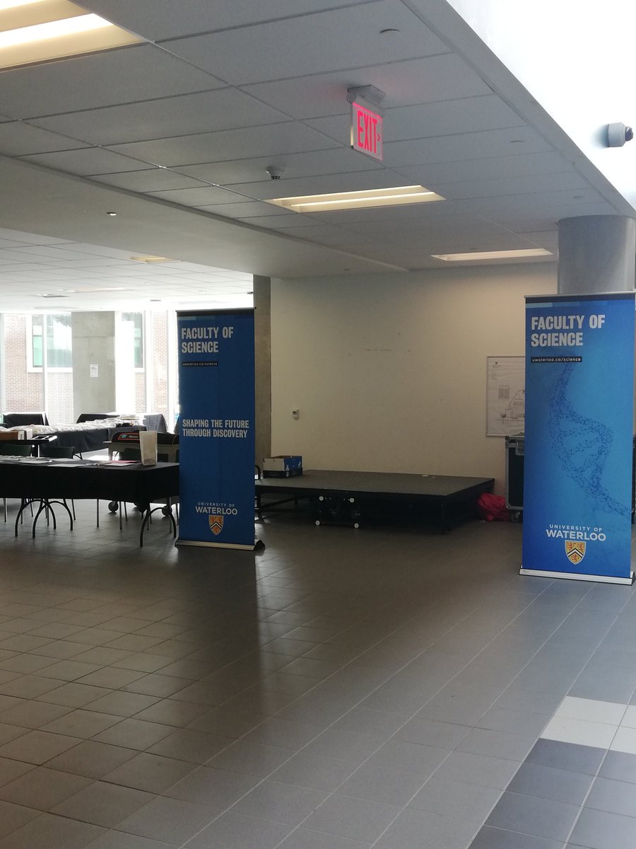 wettiglab's tweet photo. Ready for the @WaterlooSci Graduate Studies Open House.  Come visit us in the STC lobby! https://t.co/XQ9vj9DfWu