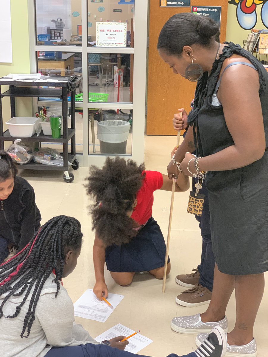 SLakay23's tweet photo. Ms.Mitchell & the 5th grade scholars closed the Force & Motion unit today with engaging & fun investigations. #BallBounce #DominoEffect #FrictionFun #VocabularyWars @HighlandHtsES @Coach_Allen24 @ThatMsMitchell @DanaArreola5 @jJohnFlowers @HISD_ElemSci https://t.co/VOlR4kuZXI