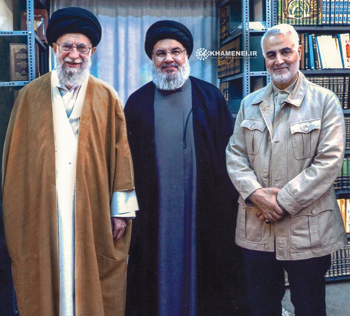 soleimany_ir's tweet photo. به همراه سید حسن نصرالله در محضر رهبر معظم انقلاب https://t.co/T1jky74z5W