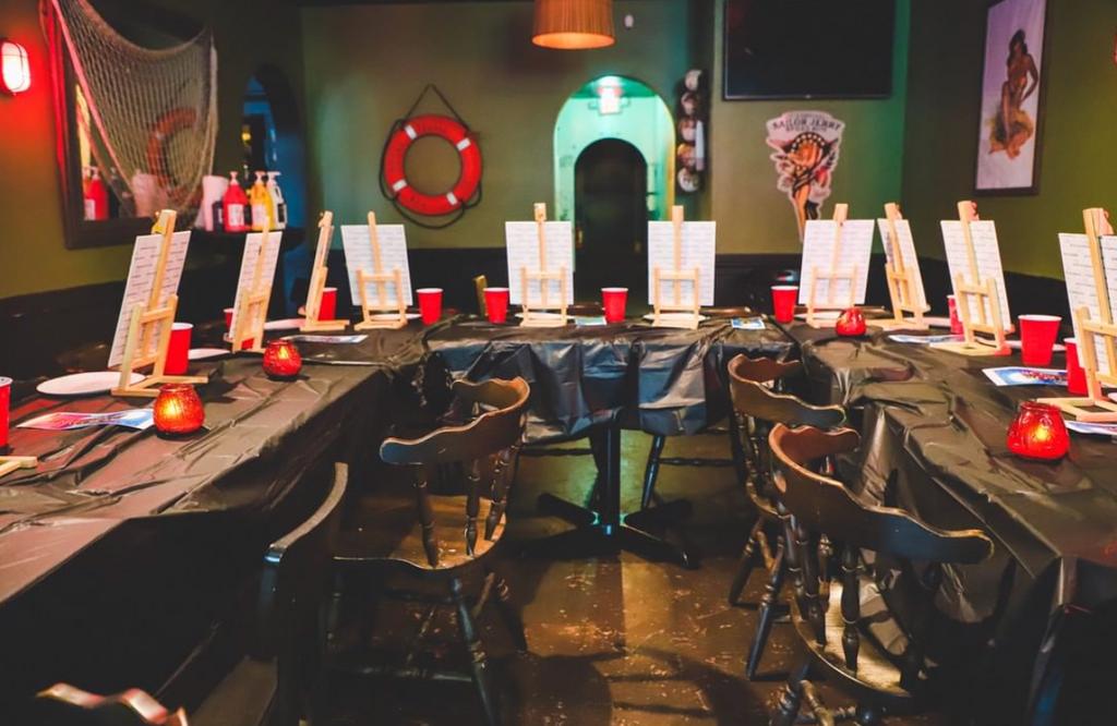 The LAST Paint &amp; Get Lit at Atomic Tiki is this Friday at 7 pm! Check out the link in our bio for tickets, $10 per person 🎨🔥⁠

Come spend one more Friday night at the Tiki bar before we close to transform into an all new concept, coming this fall!