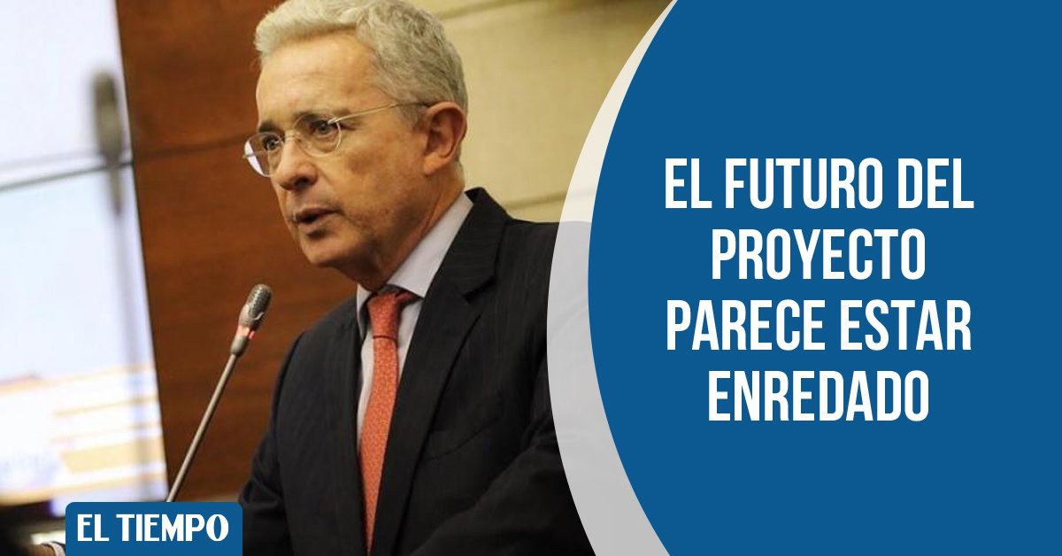 ELTIEMPO's tweet photo. Álvaro Uribe no apoya proyecto para tumbar fallos de la Corte Constitucional ►https://t.co/y0tVLb1eWh https://t.co/wwYE0LeEYr