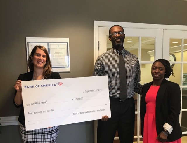 Thx to our partner @BankofAmerica more residents experiencing homelessness will get access to the services they need! Love hosting @MDesangles this morning @TJHBaltimore! #togetherweCAN
 #BofAGrants #baltimore #cultureofcare #BmoreJourneyHome