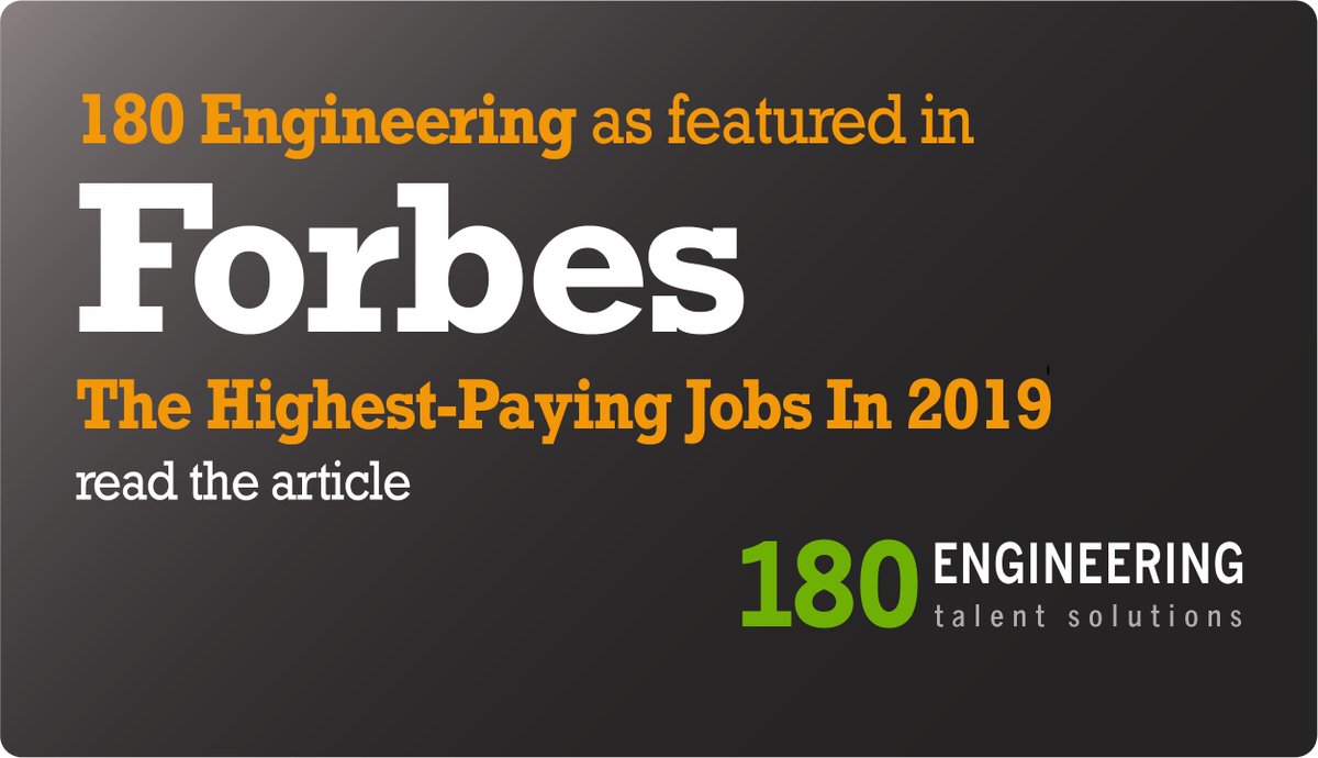 180_Electrical's tweet photo. 180 Engineering’s George Santos was quoted in a recent Forbes article, “The Highest-Paying Jobs In 2019: Should You Trust The Data?” See if you agree with what he had to say.  https://t.co/8O3pfMEd4t  #engineeringrecruitment #recruitingtrends #itrecruitment #180engineering https://t.co/ItWrwL4SEi