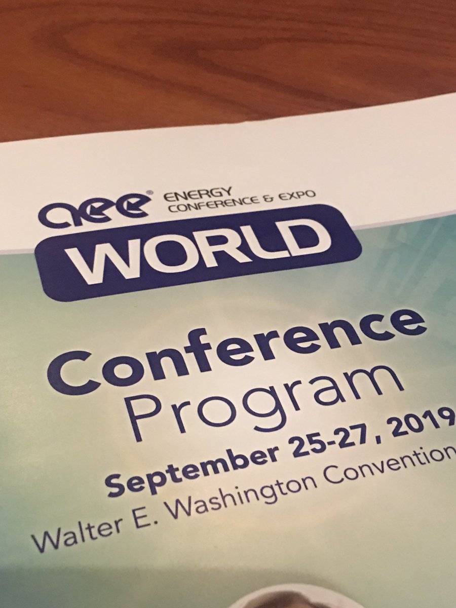ThomasWenning's tweet photo. Excited to be attending and speaking at the @AEE World conference this week! Come check our @BetterBldgsDOE session of speakers and our expo booth! #aeeworld #energyefficiency https://t.co/L1qokcMUIV