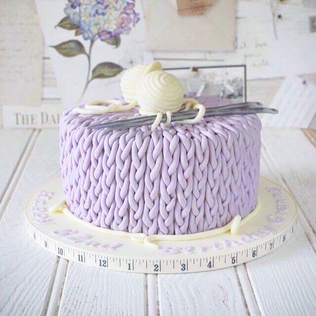 Knit your cake and eat it, too! What a beautiful—and scrumptious—piece of artwork from The Stonehouse Bakery. We’re not sure which we want to do more right now, knit or eat cake. Can we do both, please?