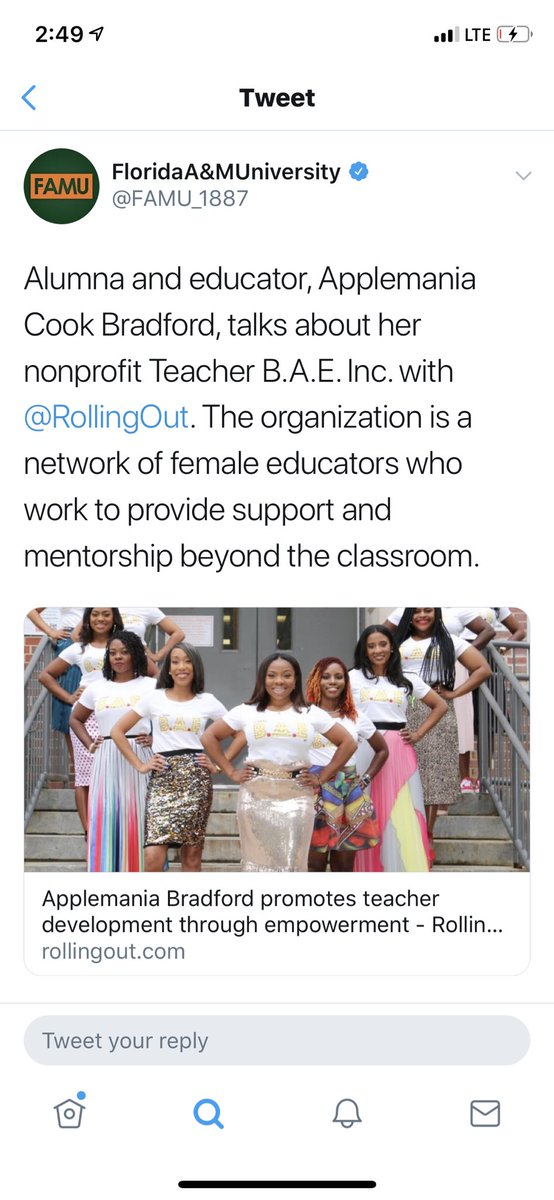 TheAlekay's tweet photo. @willpowerpacker do you remember one of your featured @PowerStarLive guests from this past February ? She is a graduated of @FAMU_1887 @TeacherBAE3 CEO https://t.co/i9y4Th07xd