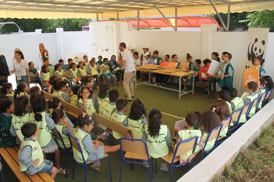 WWFNorthAfrica's tweet photo. L'équipe @WWFTunisie "Climat et Énergie" a organisé aujourd'hui le Strike dans une école privée à #Tunis, plus que 50 élèves sensibilisés sur les questions liées aux changements climatiques.
📣Global #Climatestrike🌍✌🇹🇳 #MS3C 🌍✅
#WWFTunisie 🐼🌍🐼 https://t.co/qPdmmfALom