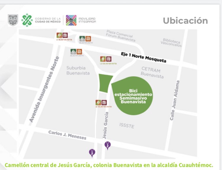 alelealv's tweet photo. Hoy con el grupo de la Especialización en #EspacioPúblico y #Movilidad #EPYMU #Unam visitamos el #biciestamiento semimasivo en #Buenavista con capacidad de 128 bicis, inaugurado en junio 2019 por @LaSEMOVI https://t.co/anvZIivRmQ https://t.co/3N5pIAd17O