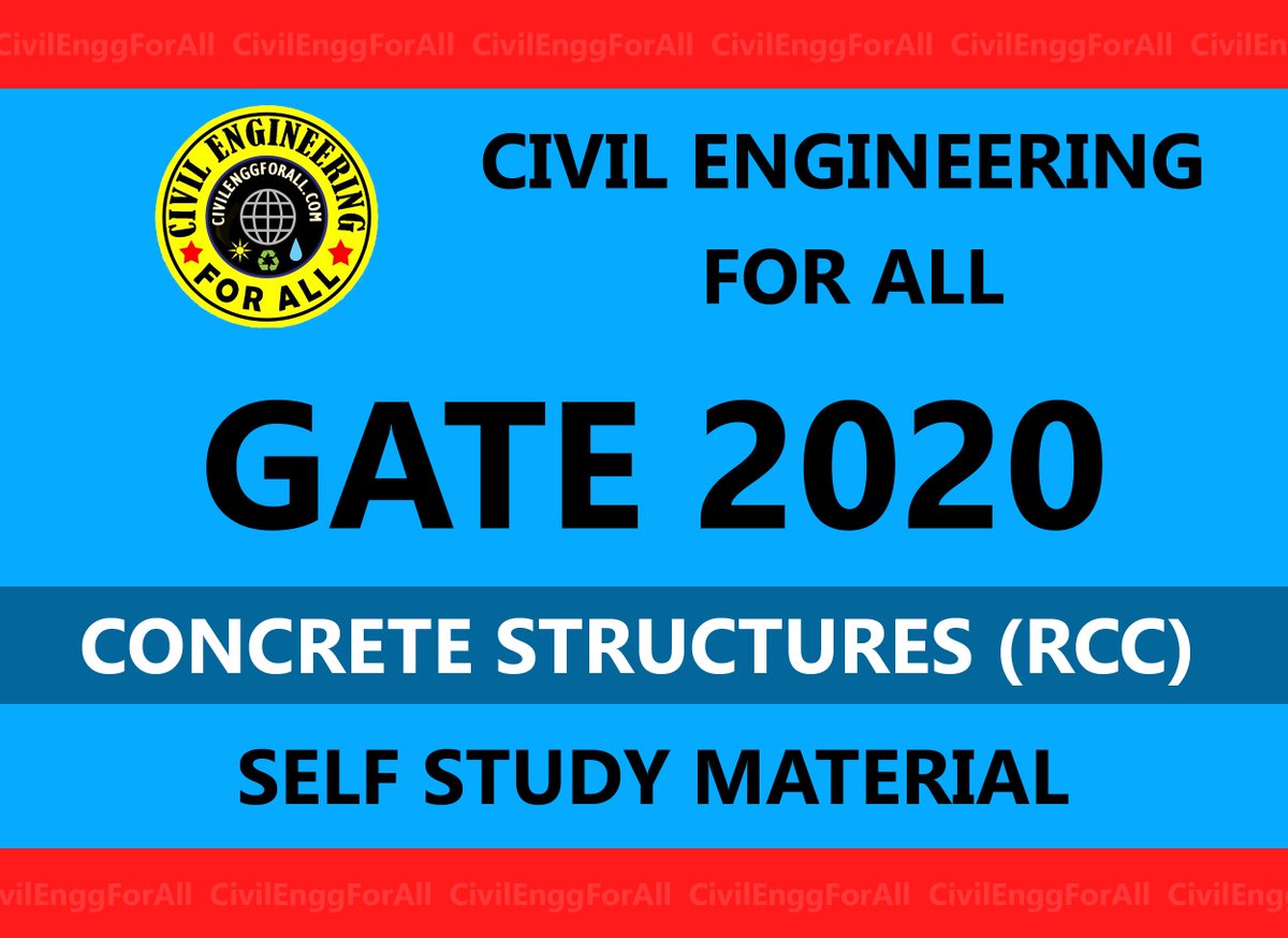 civilenggforall's tweet photo. Concrete Structures (RCC Design) Civil Engineering GATE 2020 Study Material Free Download PDF
Download Link: https://t.co/PtxTpaODsx
#GATE2020 #civilenggforall #studymaterial #gateguide #GATE2020Guide https://t.co/BFZGI7CYQi