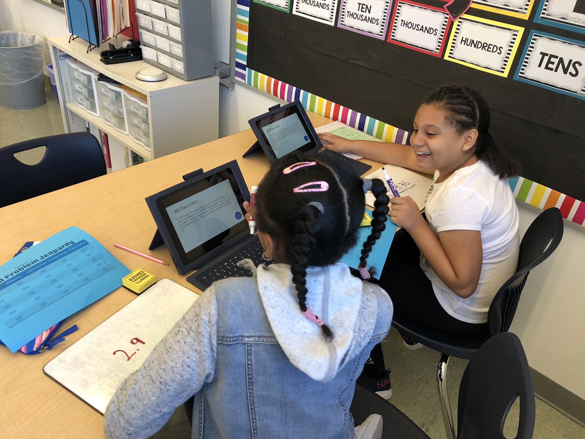 Sch8_IsGr8's tweet photo. 4th grade hit the Daily Double in Math Jeopardy!! ➕➖➗✖️ #mathprobz #lindenlearns #minimathematicians @ClearyLPS @LindenSchoolsNJ https://t.co/evGbBN7Rck