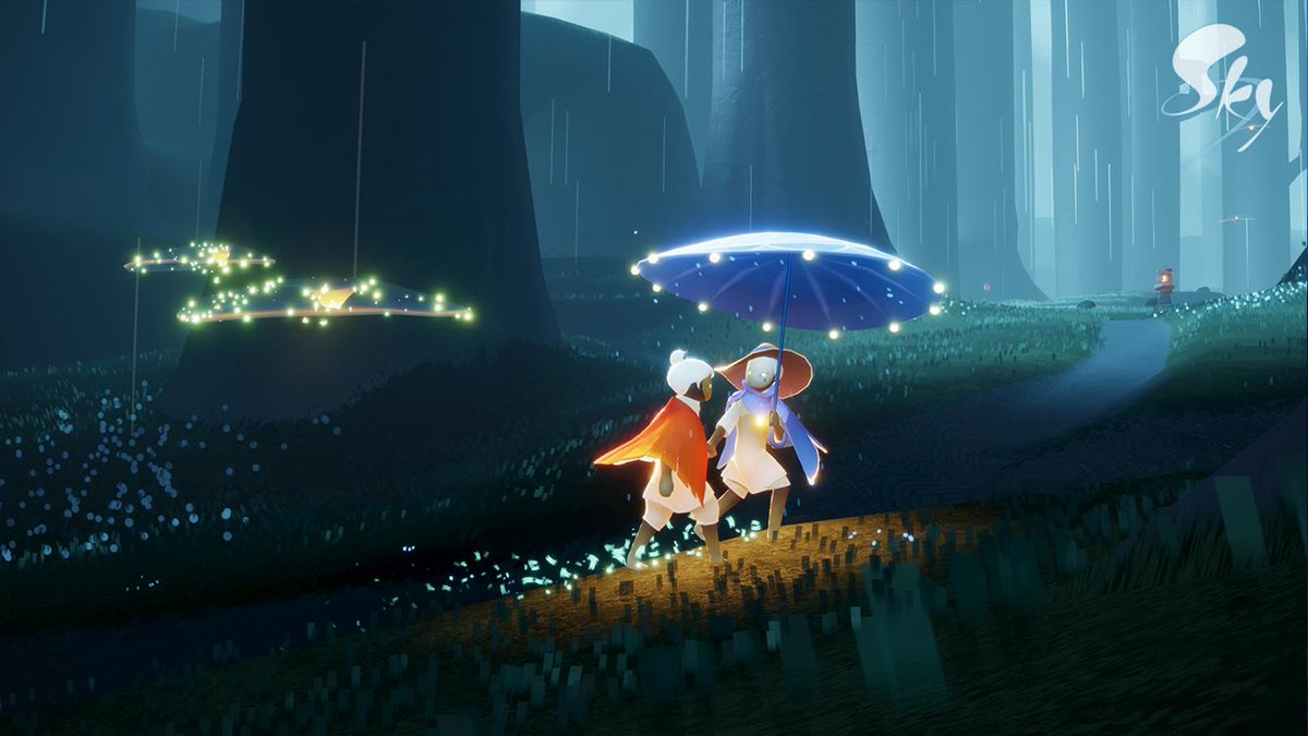 pust Se venligst cirkulære Sky: Children of the Light on Twitter: "Protect yourself and your friend by  earning the new Umbrella prop item, which will shield you from the rain  within the Hidden Forest in #thatskygame.