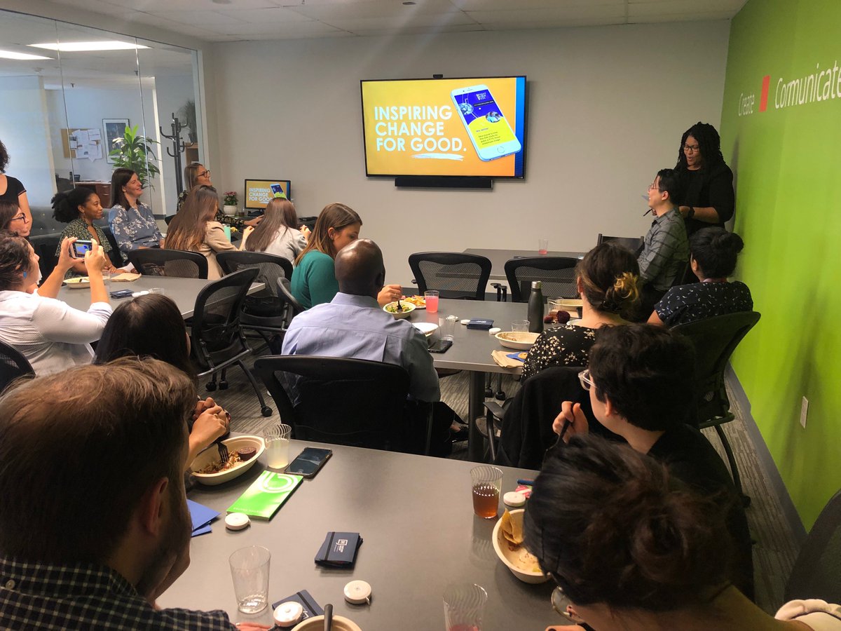 reeceq's tweet image. Happy to host a @dcdesignweek event at @thehatchergroup! Talked about how we went from delivering expert communications services to also being known for high-caliber design. #dcdesignweek