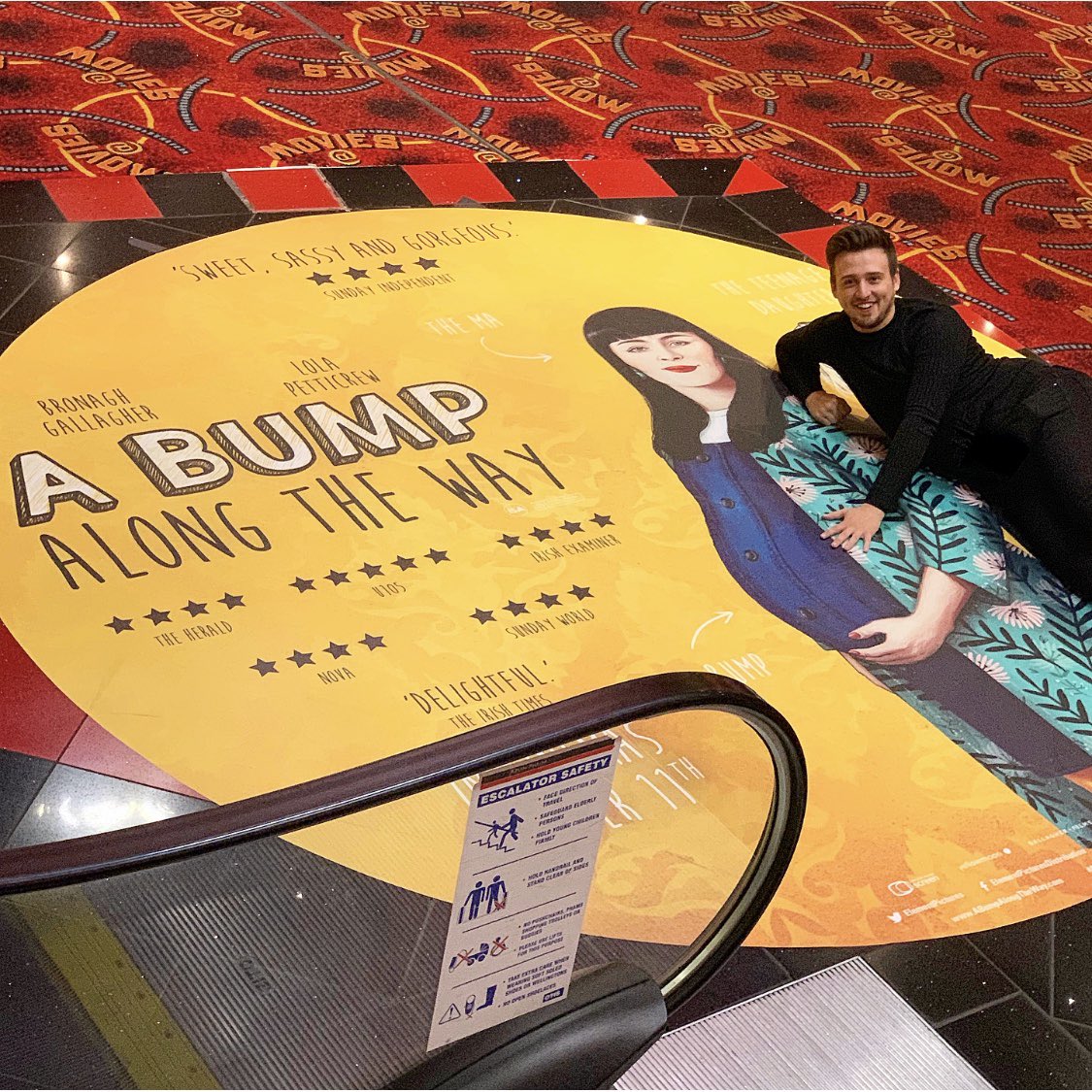 Dylan Reid (@dylanreid01) on Twitter photo Can’t wait for this! Irish cinemas October 11th! Come see us... sorry @LolaPetticrew for cutting you out 😜. <a href="/ElementPictures/">Element Pictures</a> @gallagherfilms1 #ABumpAlongTheWay Can’t wait for this! Irish cinemas October 11th! Come see us... sorry @LolaPetticrew for cutting you out 😜. <a href="/ElementPictures/">Element Pictures</a> @gallagherfilms1 #ABumpAlongTheWay
