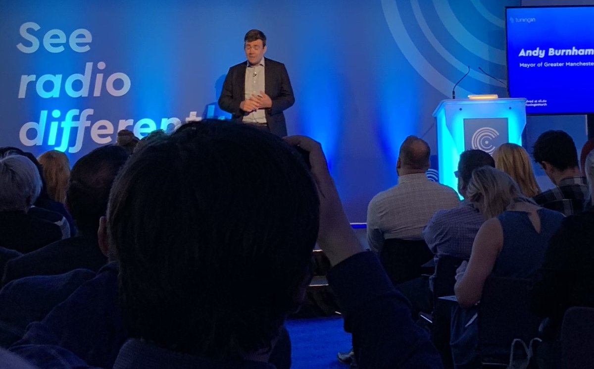 MattRamsbottom's tweet photo. Excellent event by @Radiocentre in the second city today. Not many line ups include @therealboon @AndyBurnhamGM @takethat  @Rev962 and all in the music Mecca that is Manchester #radio #futurelooks good #oldhamhour #olham https://t.co/KZmJddUOJF