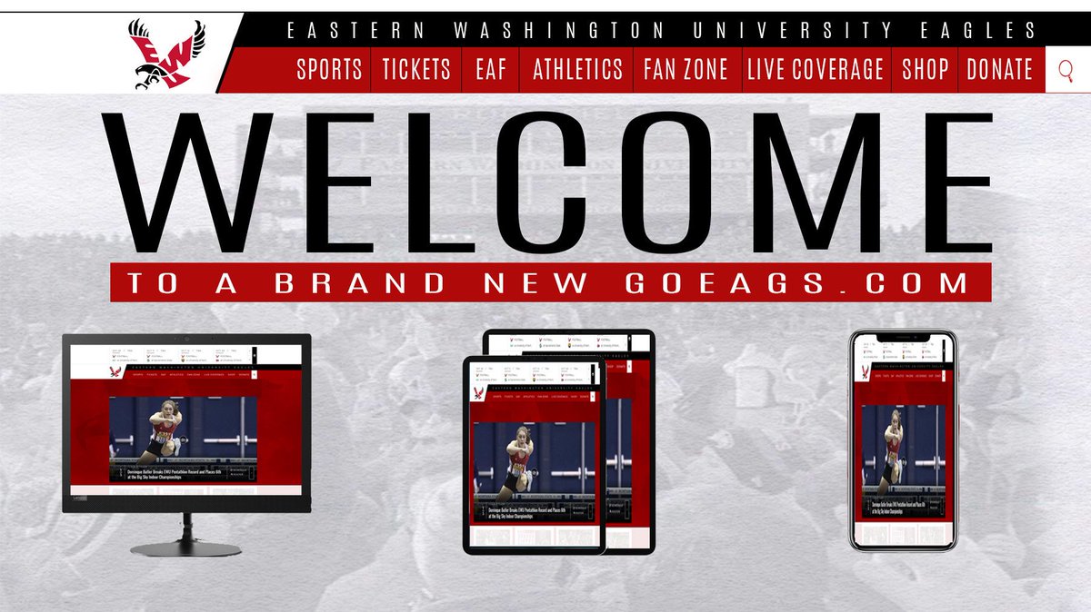 Celebrate the Launch of the New GoEags.com with a 25% discount to the new Official Fan Shop of EWU Athletics!

Use the Promocode: FALL25 at checkout &amp; get 25% off your 1st order until Oct. 15. (One code user per customer)

📰->goeags.com/news/2019/9/25…

#GoEags