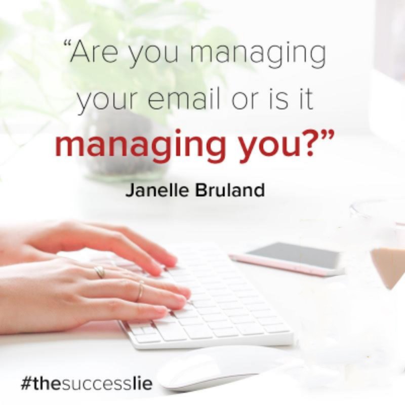 janellebruland's tweet photo. My challenge to you is to reduce the times you are checking email and set specific times that you will adhere to. It will dramatically change your performance. #TheSuccessLie #janellebruland #liveyourbestlife #challenge #livingonautomatic https://t.co/1y9Ml2XbnG