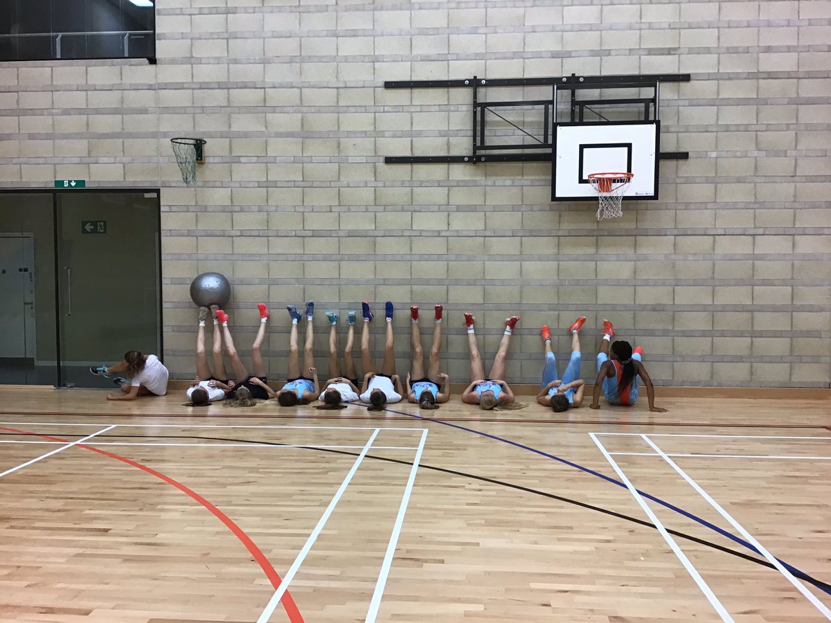 KSWNetball's tweet photo. 1st court session @SevernStarsPP @KingsWorcester NOVA this evening, saw the athletes working on their speed, pass variation and squad unity, with just enough time for the annual “mat slide” competition at the end #KingsSport #DiscoverYourPassion #netballwins #prepartion https://t.co/X3IDb0pmkI