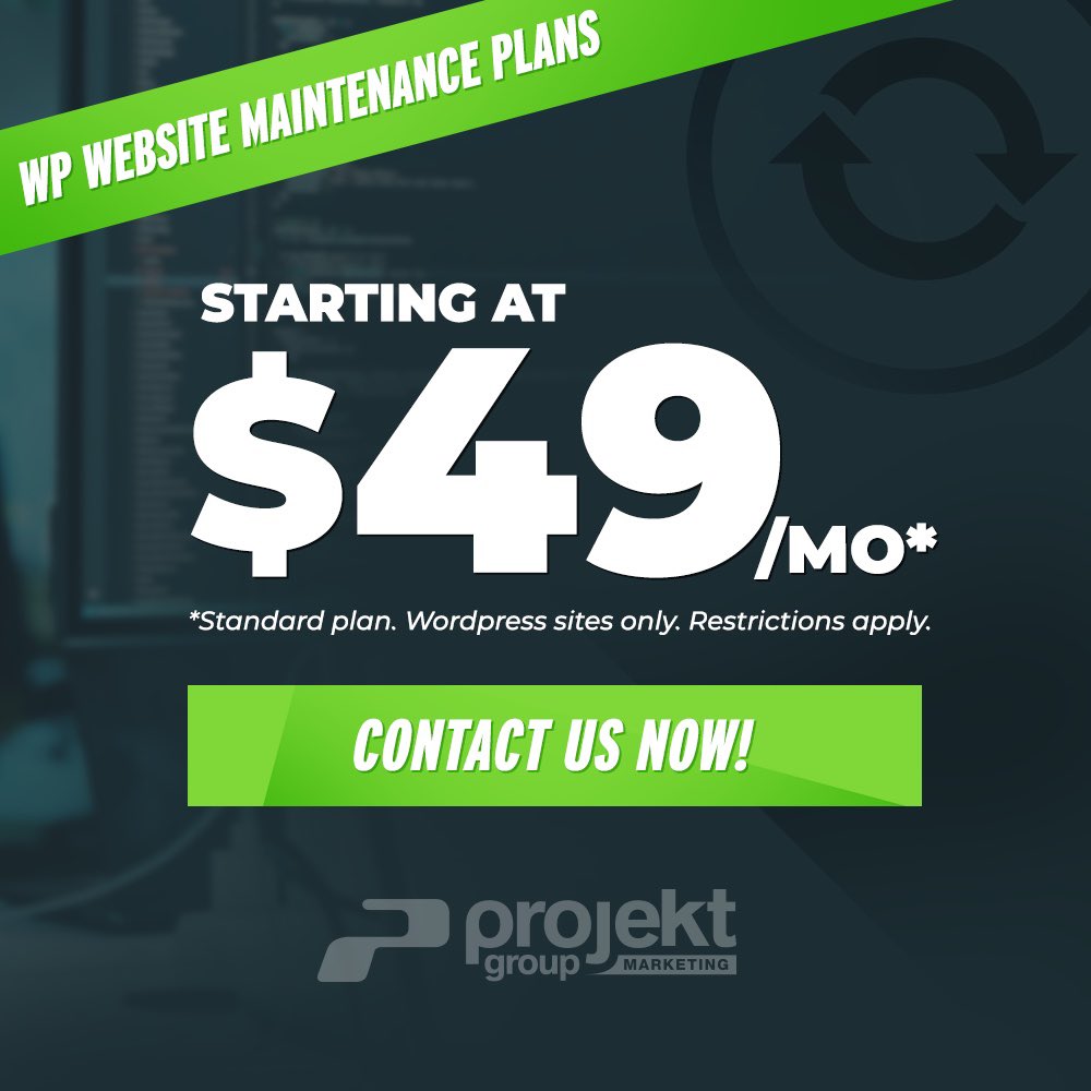 We hear you. Clients ask us constantly if we can help with their Wordpress website maintenance. Thinking on you, we have now affordable plans starting at $49/mo to keep your website running up-to-date. Contact us to learn more. ⚡️Don’t have a Wordpress website? We can help⚡️