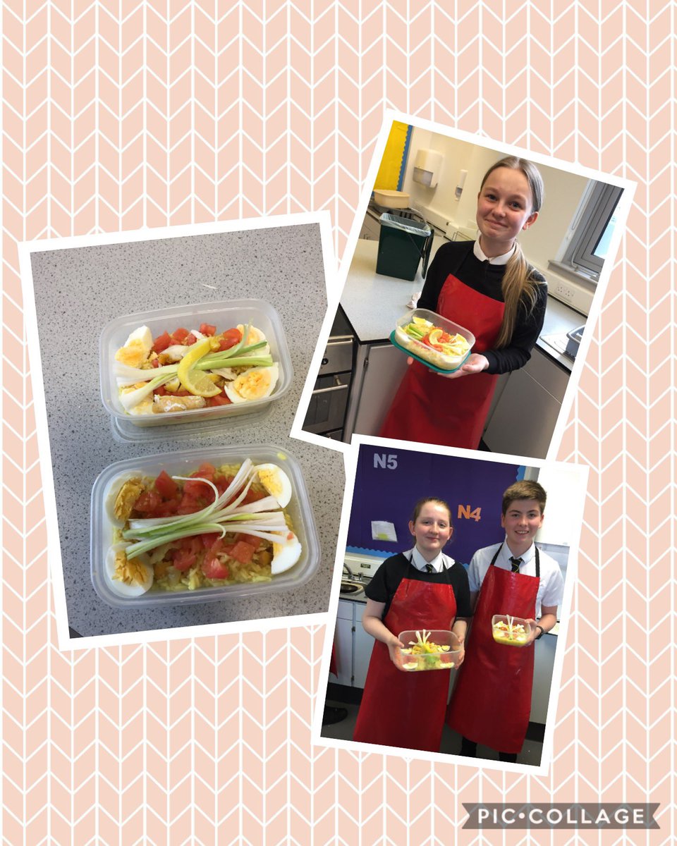 DHSFifeHomeEc's tweet photo. Great work by Mrs Inglis’ Hospitality class today. Fantastic garnish practising whilst making their Kedgeree 🐠🍋🍅 #fish #concasse #springonioncurls #lemontwists #practicalskills #ourschool #ourlearning https://t.co/SZufMyW7ZR
