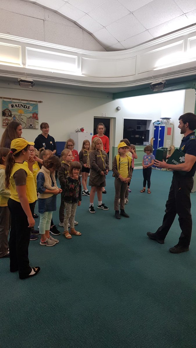 That's another group of young children who now know life-saving skills; although hopefully they'll never be required!

Tom and Shane went through basic first aid, recovery position and CPR procedures for an adult, child and a baby

Well done girls 👏

<a href="/EMAS_CFR/">EMAS Community Response Team</a>