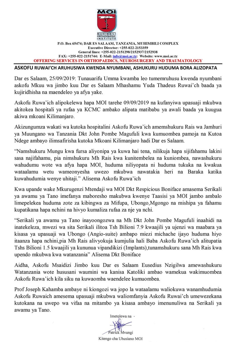 mvungi_patrick's tweet photo. Taarifa Muhimu. https://t.co/UERP3dMYOO