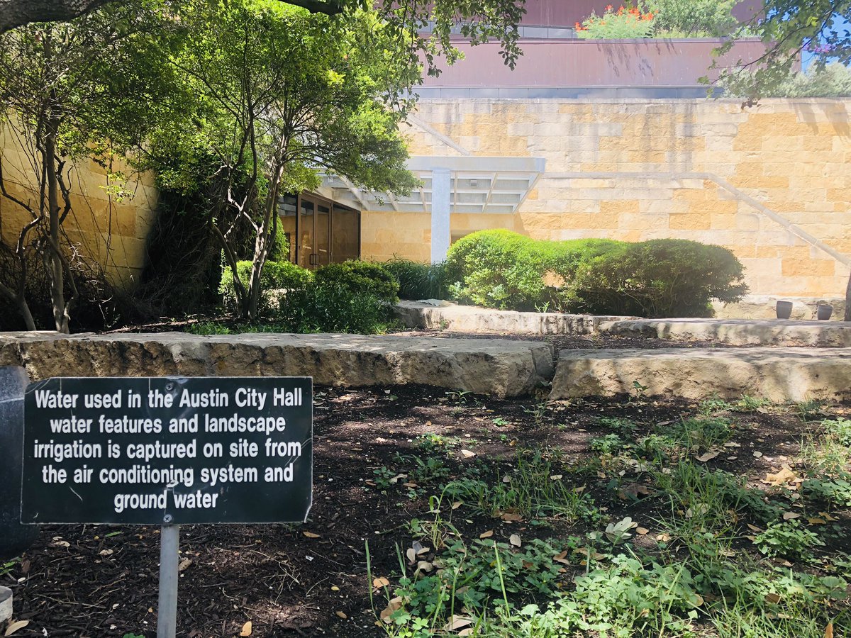 AustinWater's tweet photo. #WinningWednesday S/O to @austintexasgov & @AustinWatershed reusing a/c & ground water for on site landscape irrigation! 👏 Tag us whenever you come across a #purplepipe ♻️💧 #ATXH2O https://t.co/USSABAfK51