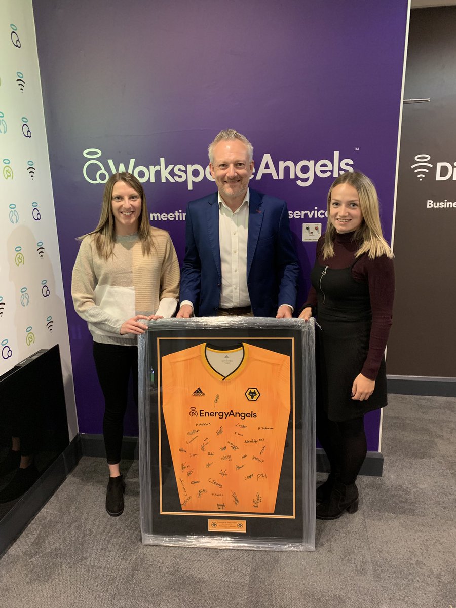 <a href="/EnergyAngelsUK/">Energy Angels</a> proud sponsors of <a href="/WolvesWomen/">Wolves Women FC</a> big thanks to Jade &amp; Lindsay for the signed shirt <a href="/LRFairbrother/">Leigh Fairbrother</a>