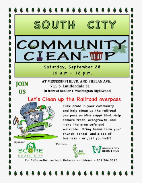 #CalltoAction: Volunteers needed THIS Saturday, September 28 from 10a-12p in South City. 🚂  Help clean up the railroad overpass on Mississippi Blvd! We will remove trash, overgrowth, and make the area safe and walkable. ♻️☀️ 

👉 Visit tinyurl.com/SCCleanup to register today!