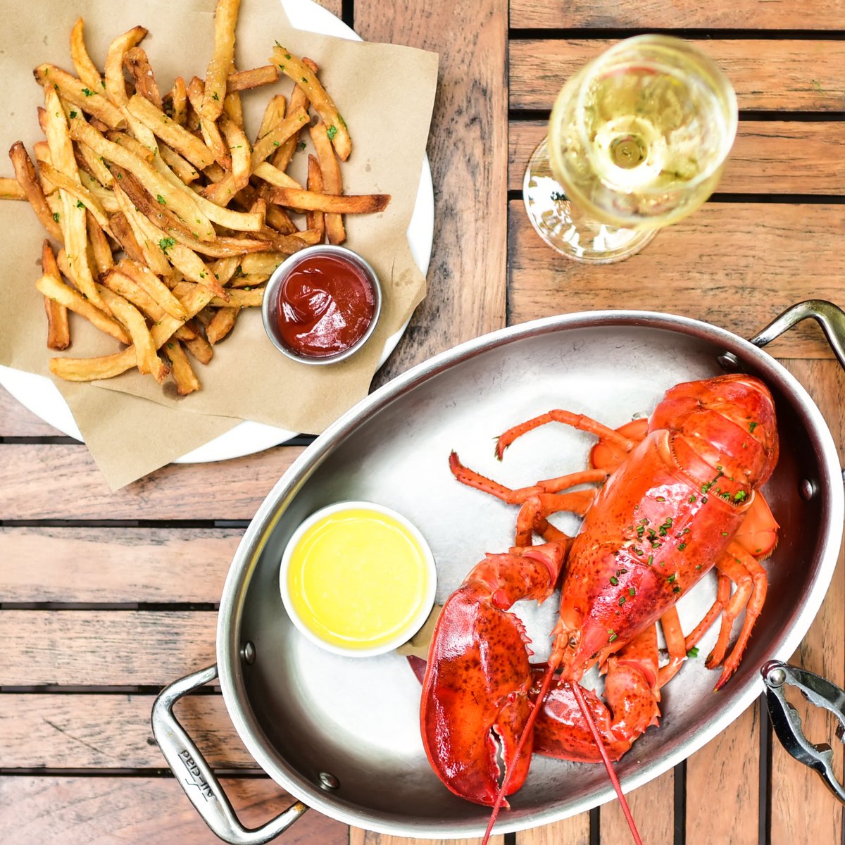 Happy National Lobster Day! Not that we need a day set aside for these beauties: we've always got them, chilled or hot, steamed or stuffed, in a roll, as a soup, let's get cracking!
