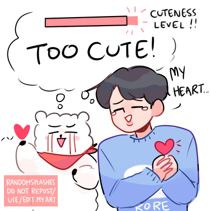 a flying kiss from rk! ❤️

#btsfanart #BTS #BT21 #JIN @BTS_twt 