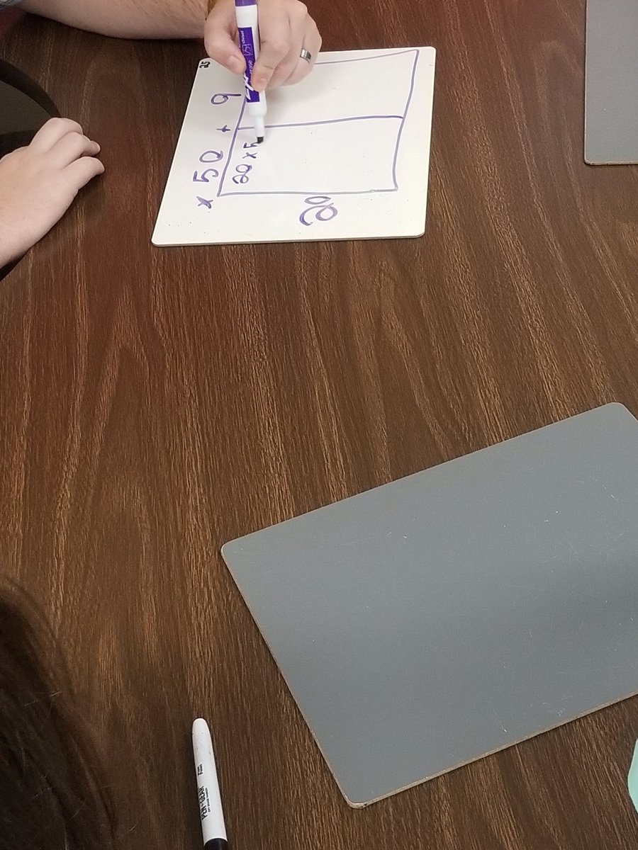 chaffeeelem's tweet photo. A busy math Wednesday at Chaffee as our learners navigate using the area model and distributive property to multiply. #ChaffeeMath #ChaffeeInstruction @HSVk12 https://t.co/doYrJXQKzx