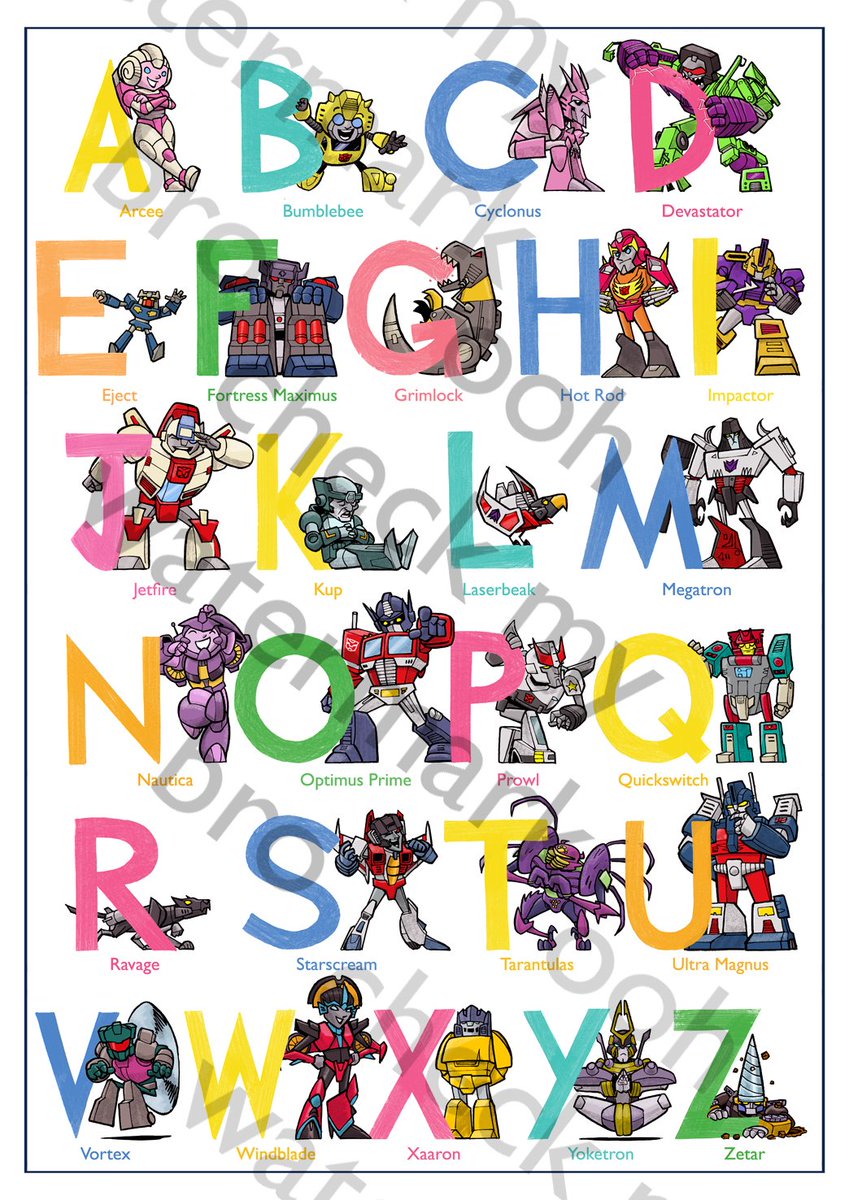 NickRoche's tweet photo. I'm absolutely bringing this to #NYCC next week. 

BEHOLD! The ALPHABOTS! https://t.co/WqCu6QsLQA