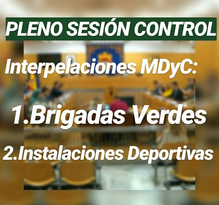MDyC_CEUTA's tweet photo. 🗣#Pleno #SesióndeControl #mañana a las 9:30!!#Interpelaciones de #MDyC estarán enfocadas:
▪︎Aclarar la situación de las #Brigadas #Verdes ze la #FPAV.
▪︎ #Instalaciones #Deportivas
@FatimaHHossain @YussefMMohamed @caballa004 @jxdignidad @lvaroGuzmn13 https://t.co/xb4odHG7qN