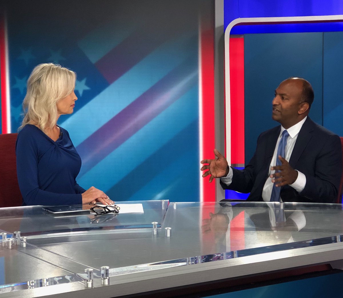 On ⁦<a href="/FOXBaltimore/">FOX Baltimore</a>⁩ 4pm ⁦<a href="/jennifergfox45/">Jennifer Gilbert</a>⁩ interviews Baltimore mayoral candidate ⁦<a href="/thiru4baltimore/">Thiru Vignarajah</a>⁩ about his plans for Baltimore.