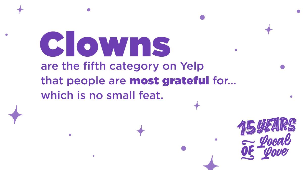 Since 2004, people have shared 40+ million words of love and gratitude on Yelp, and 1.6 million businesses have been thanked. Read more about the countless stories here: bit.ly/yelp15. #Yelp15