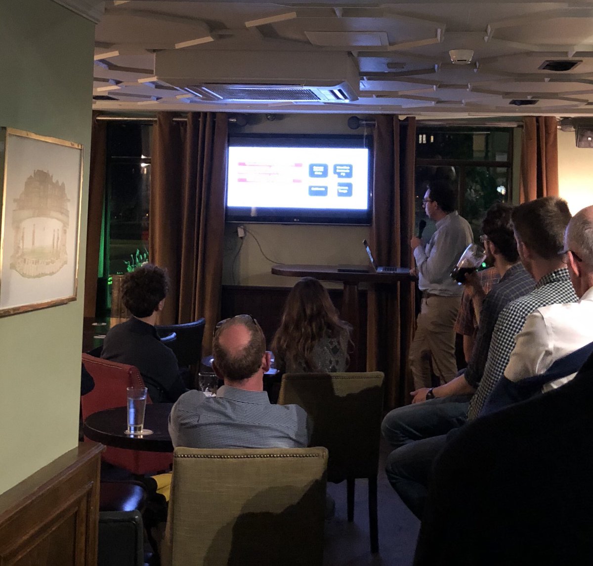 Thank you to Adrian de Andres of <a href="/XodusGroup/">Xodus</a> speaking at the #waveenergy club #Pubinar tonight!