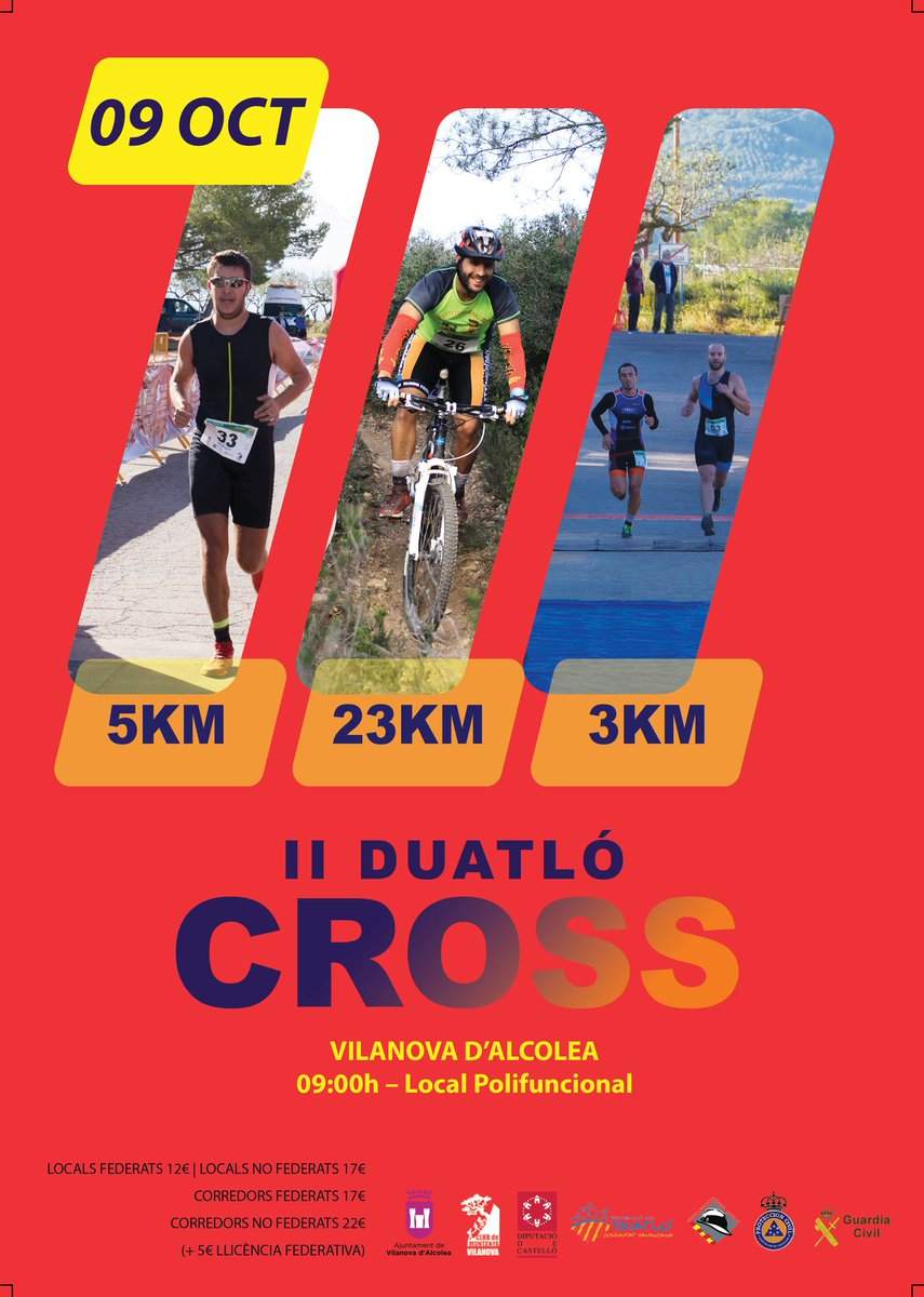 TriatloCV's tweet photo. Vilanova d'Alcolea acoge la final del Circuito #TriCastello 2019 #CastellonEscenarioDeportivo https://t.co/SAkdqBrmd7 https://t.co/y5XQSK4TdY