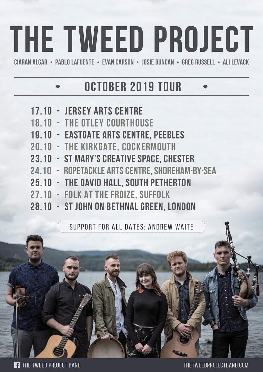 A big thanks to <a href="/themarkrad/">Mark Radcliffe</a> and @7digitalCreativ for playing ‘Devil Is In the Dust’ on the <a href="/BBCRadio2/">BBC Radio 2</a> Folk Show tonight. You can pre-order the E.P using this link! thetweedproject.bandcamp.com/releases

And here are our October tour dates in full!
