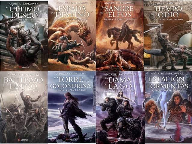 Universo The Witcher в Twitter: „Parece ser que varias ediciones de los  libros de la Saga de Geralt de Rivia en inglés, contienen portadas de los  videojuegos junto al sello de que