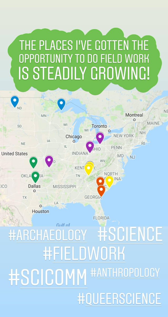 ChrisDaveAllen's tweet photo. "Oh the places you'll go" - Dr. Suess

Archaeology can take you many places! Here are some of the places I've been fortunatue enough to visit as an archaeology student and professional. 

#archaeology #scicomm #scientists #AskMeAbout #fieldwork #anthropology #queerscience https://t.co/uF1YHnT4Jf