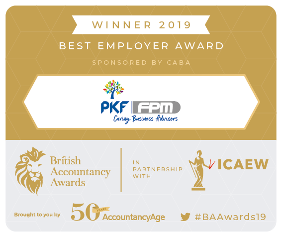 AccountancyAge's tweet photo. Award: Best Employer Award

Sponsored by: @cabacharity

Winner: PKF-FPM Accountants Ltd @pkffpm

#BAAwards19 #Congratulations https://t.co/9H1mdDF4YR
