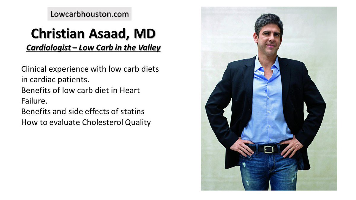 eatmostlyfatali's tweet photo. Best young Ketocardiologist in Texas @ChristianAssad - at https://t.co/eWyMIkNuNR - Oct 24th-26th, 2019 @FatEmperor @LDLSkeptic @woundphysician @DrRamonIssa @DaveKeto @imsiddharthm @JeffryGerberMD @weamonette @awokelife @usambcuba @bigfatsurprise @JakeKushnerMD @2ketodudes https://t.co/vuygASN60o