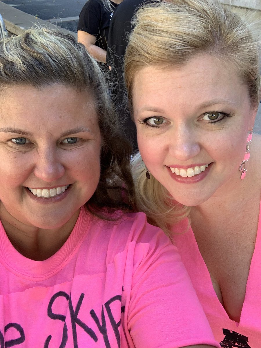 CherishSkinker's tweet photo. @deljamesgang @DuffMcKagan @Slash waiting outside @spectrumcenter for another awesome night! #SistersInThePit 👚#Show14 #NotInThisLifetime @gunsnroses https://t.co/gwcvtzMkzS